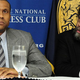 Tavis Smiley and Cornel West at the National Press Club in 2012 (Karen Bleier/AFP/Getty Images)